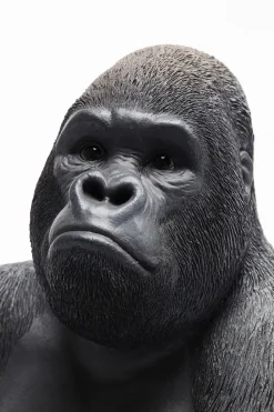 Deko Figur Monkey Gorilla Side Medium Schwarz