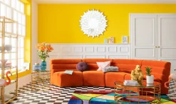 Deko Figur Monkey Gorilla Side Medium Gold 39cm