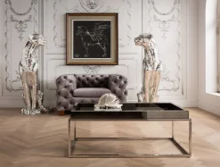 Deko Figur Mosaik Welcome Panther Links XL