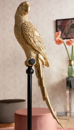 Deko Figur Parrot Gold 116cm