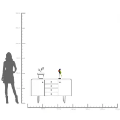 Deko Figur Parrot Grün 36cm