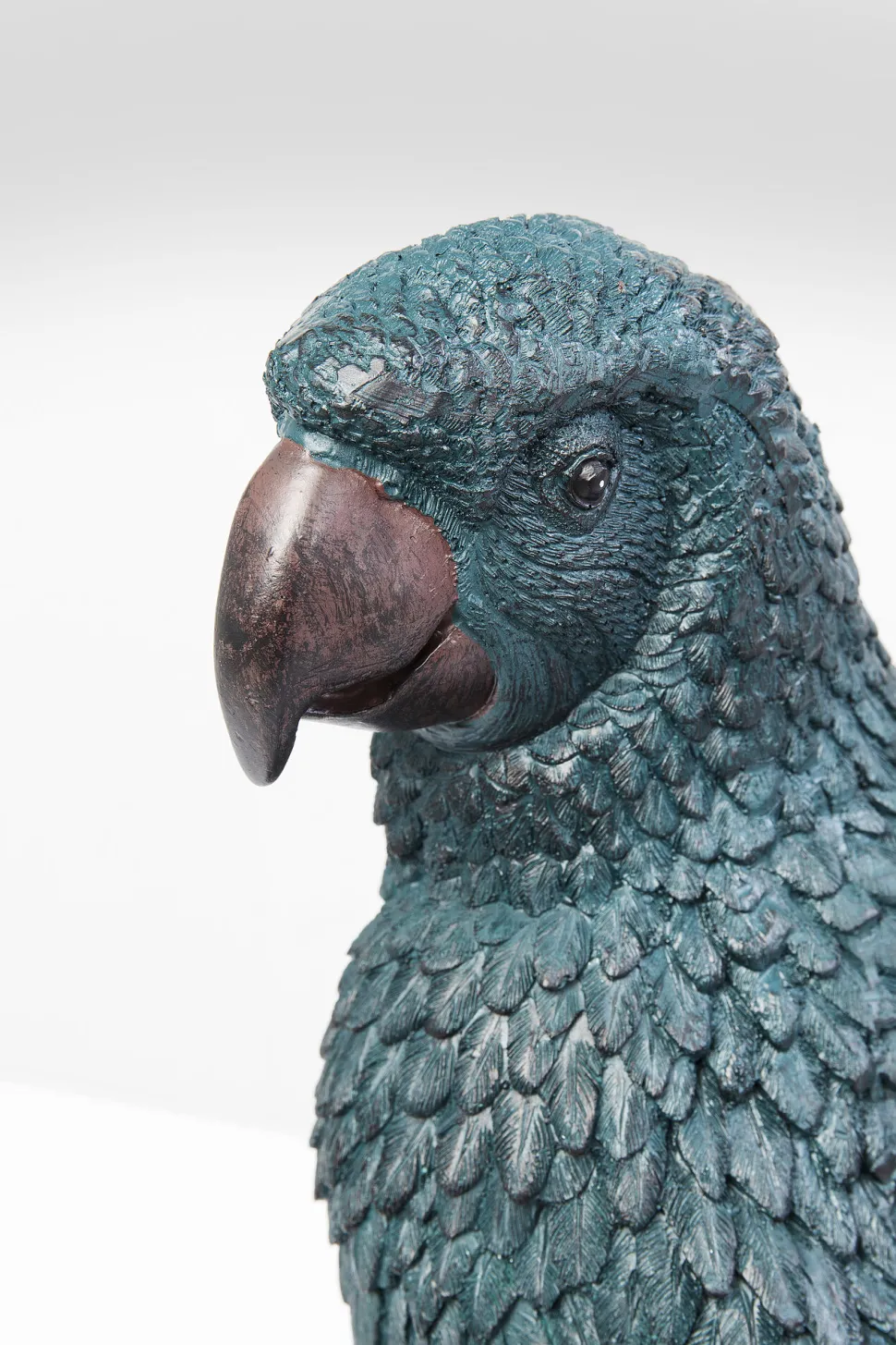 Deko Figur Parrot Petrol