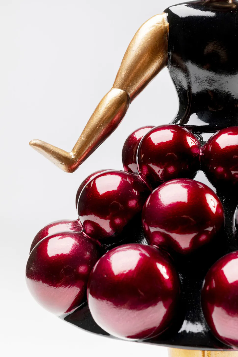 Deko Figur Primaballerina Pom Lila 35cm