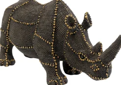 Deko Figur Rhino Rivets Pearls 26cm