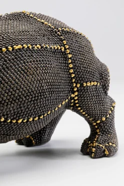 Deko Figur Rhino Rivets Pearls 26cm