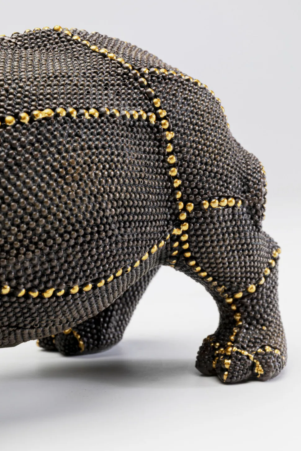 Deko Figur Rhino Rivets Pearls 26cm