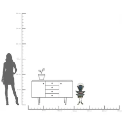 Deko Figur Robot Gottlieb 74cm