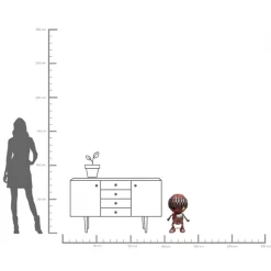 Deko Figur Robot Karl 59cm