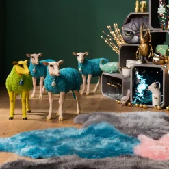 Deko Figur Sheep Colore Green