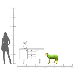 Deko Figur Sheep Colore Green