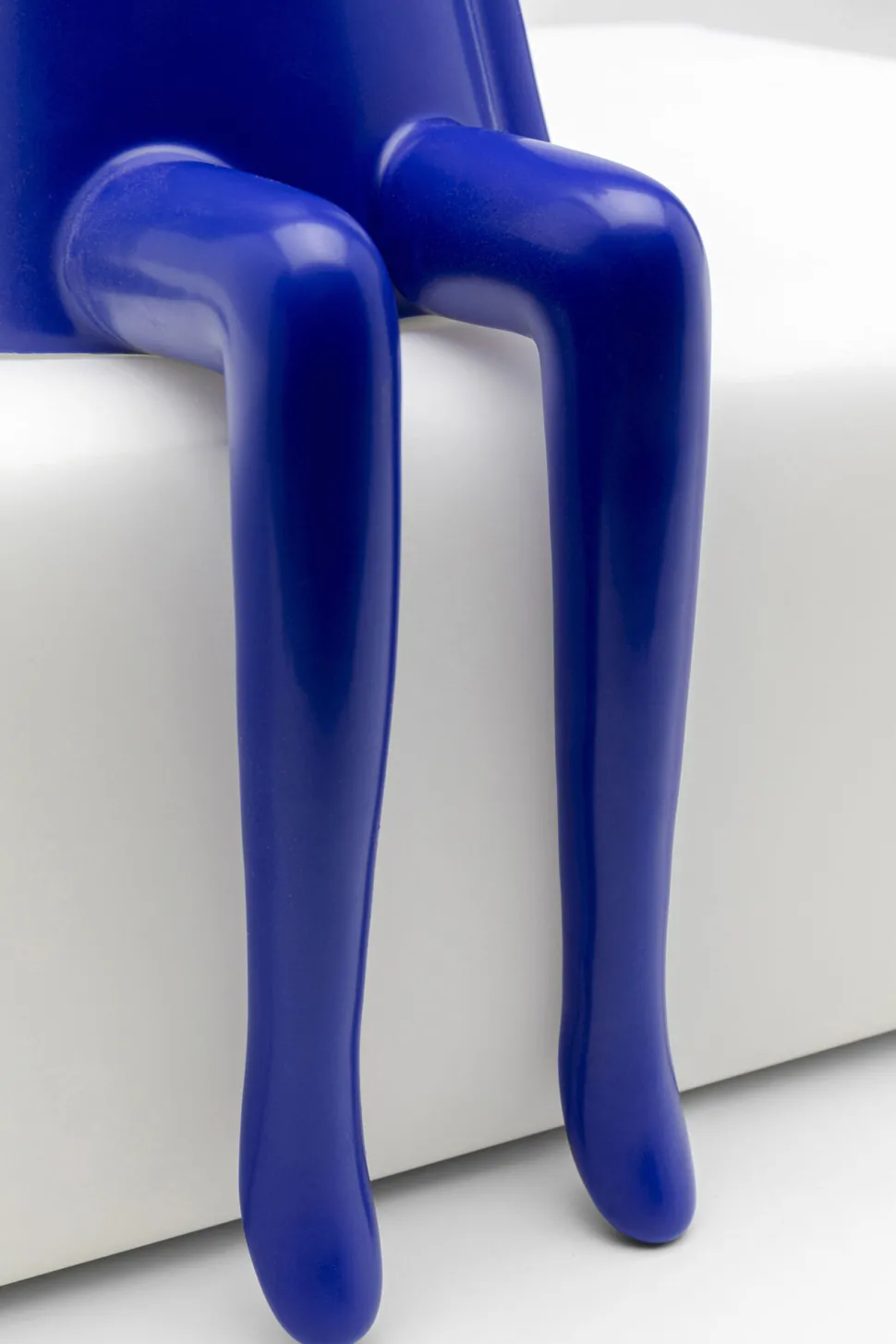 Deko Figur Sitting Rabbit Blau 35cm