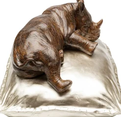 Deko Figur Sleeping Rhino 37cm