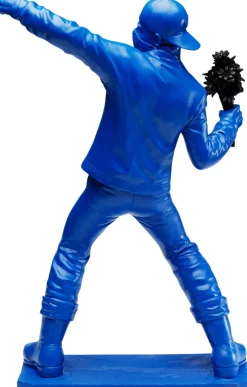 Deko Figur Street Art Bouquet Blau 67cm