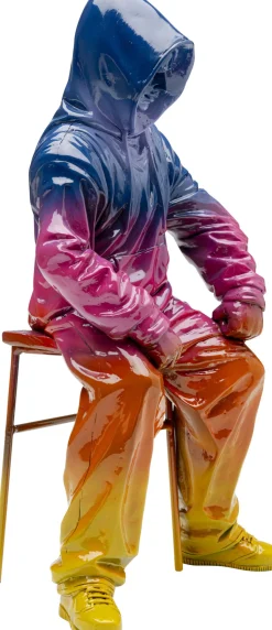 Deko Figur Street Art Boy Rainbow 36cm