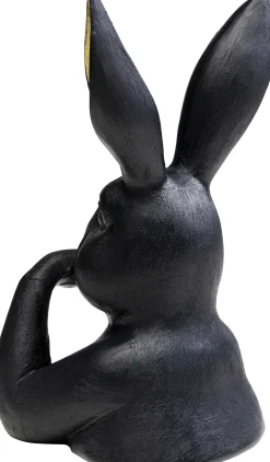 Deko Figur Sweet Rabbit Schwarz 23cm