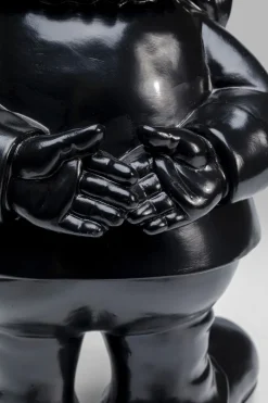 Deko Figur Zwerg Standing Schwarz Gold 61cm