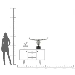 Deko Objekt Athlete XL Silber