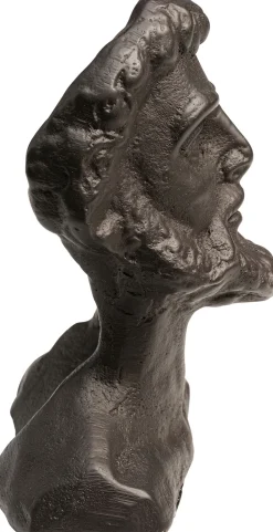 Deko Objekt Bearded Man Anthrazit 11cm