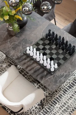 Deko Objekt Chess Transparent 60x60cm