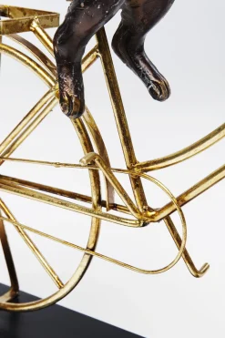 Deko Objekt Dog With Bicycle 44cm