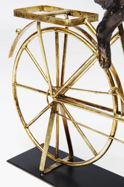 Deko Objekt Dog With Bicycle 44cm