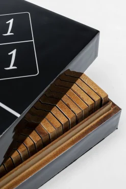 Deko Objekt Domino Schwarz 24x7cm