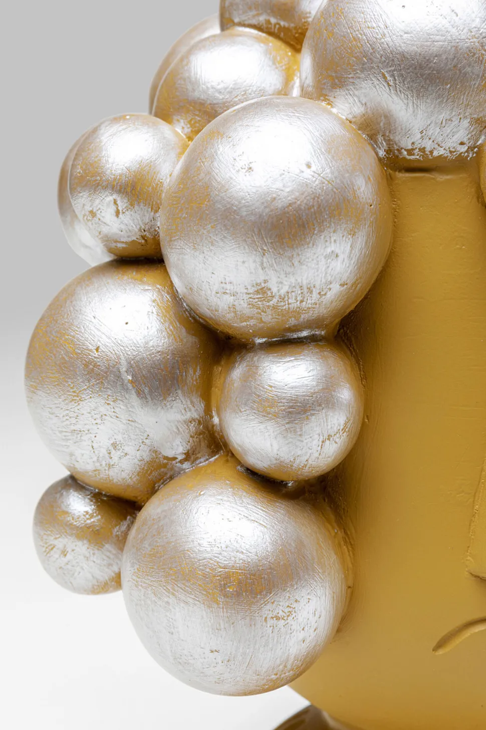 Deko Objekt Hairstyle Gelb 19cm