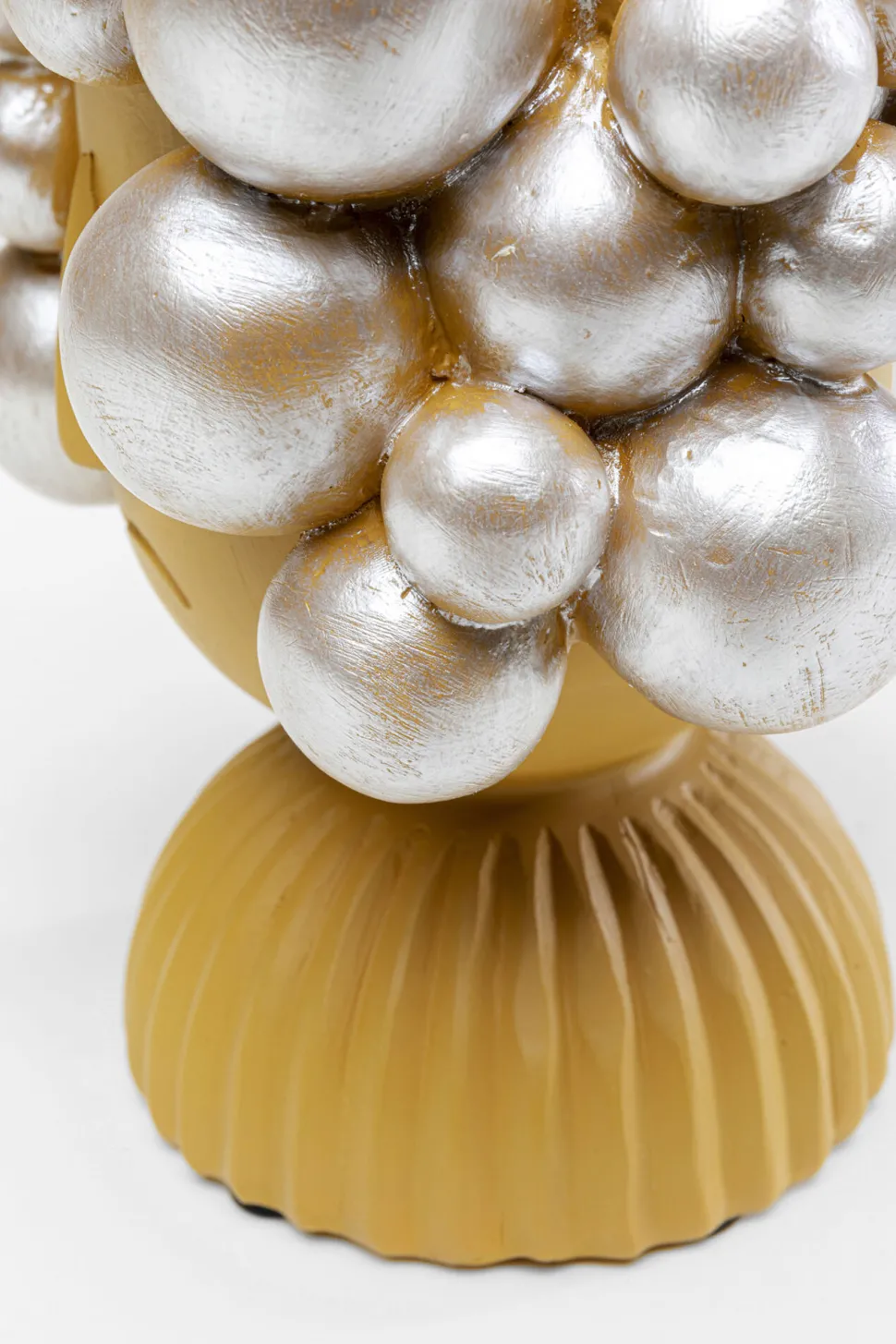 Deko Objekt Hairstyle Gelb 19cm