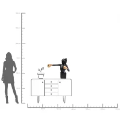 Deko Objekt Lady Balboa 68cm