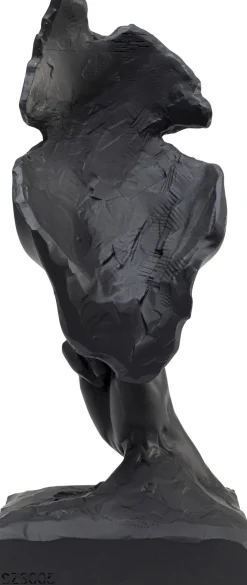 Deko Objekt Quiet Face Schwarz 31cm