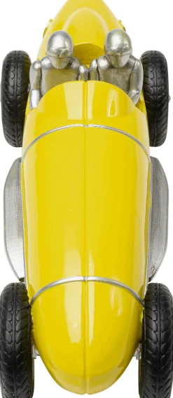 Deko Objekt Racing Car Gelb 9cm