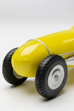 Deko Objekt Racing Car Gelb 9cm