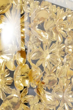 Deko Rahmen Gold Flower 80x80cm