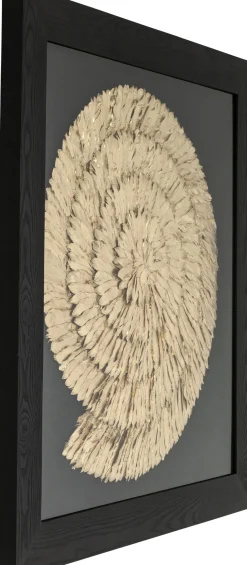 Deko Rahmen Golden Snail 120x120cm