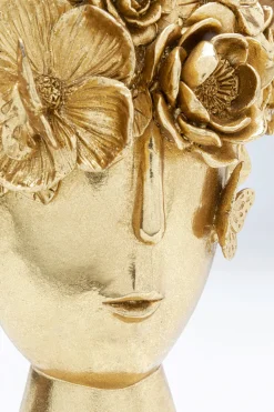 Deko Vase Flowercrown Gold 20cm