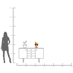 Deko Vase Fruity 37cm