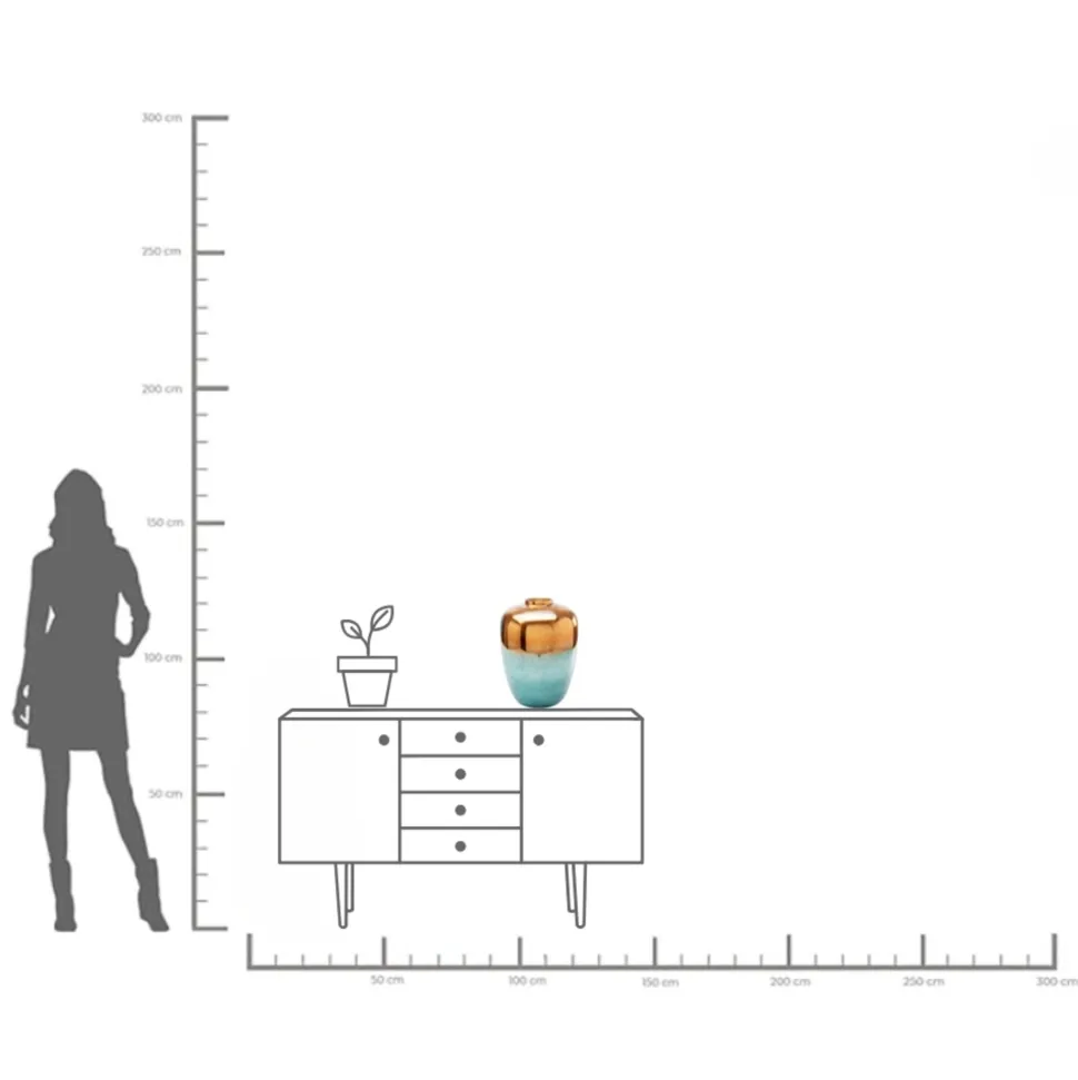 Deko Vase Lizy Shine Multi 41cm