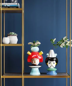 Deko Vase Puppet Boy 36cm