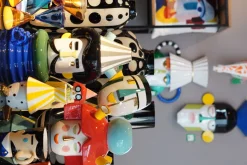 Deko Vase Puppet Girl 36cm