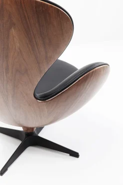 Drehsessel Lounge Black Walnut