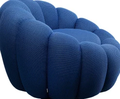 Drehsessel Peppo Bloom Blau