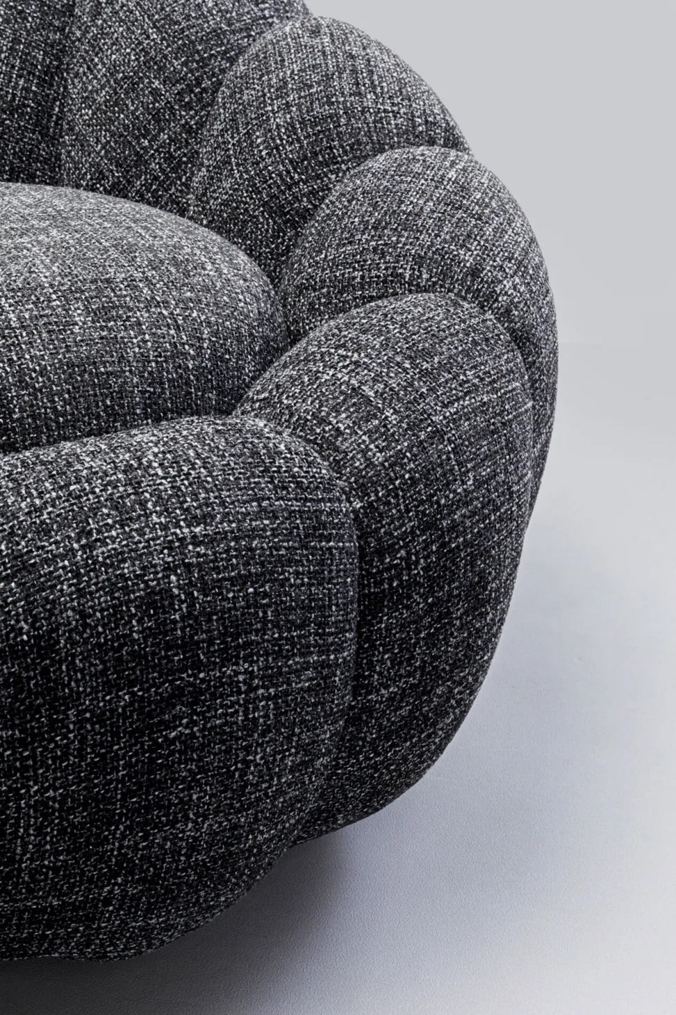 Drehsessel Peppo Bloom Melange Schwarz