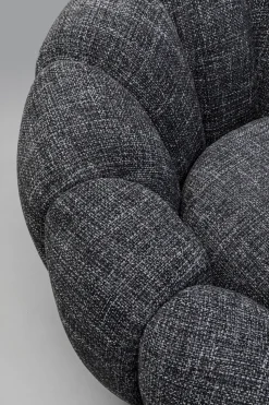 Drehsessel Peppo Bloom Melange Schwarz