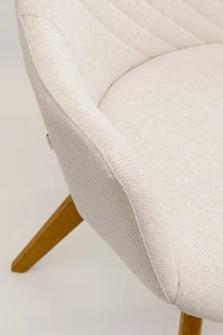 Drehstuhl Coco Wood Creme