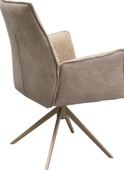 Drehstuhl mit Armlehnen Liverpool Greige