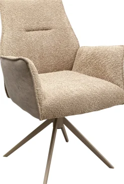 Drehstuhl mit Armlehnen Liverpool Greige