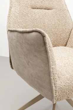 Drehstuhl mit Armlehnen Liverpool Greige