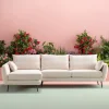 Ecksofa Amalfi Links Creme 275cm