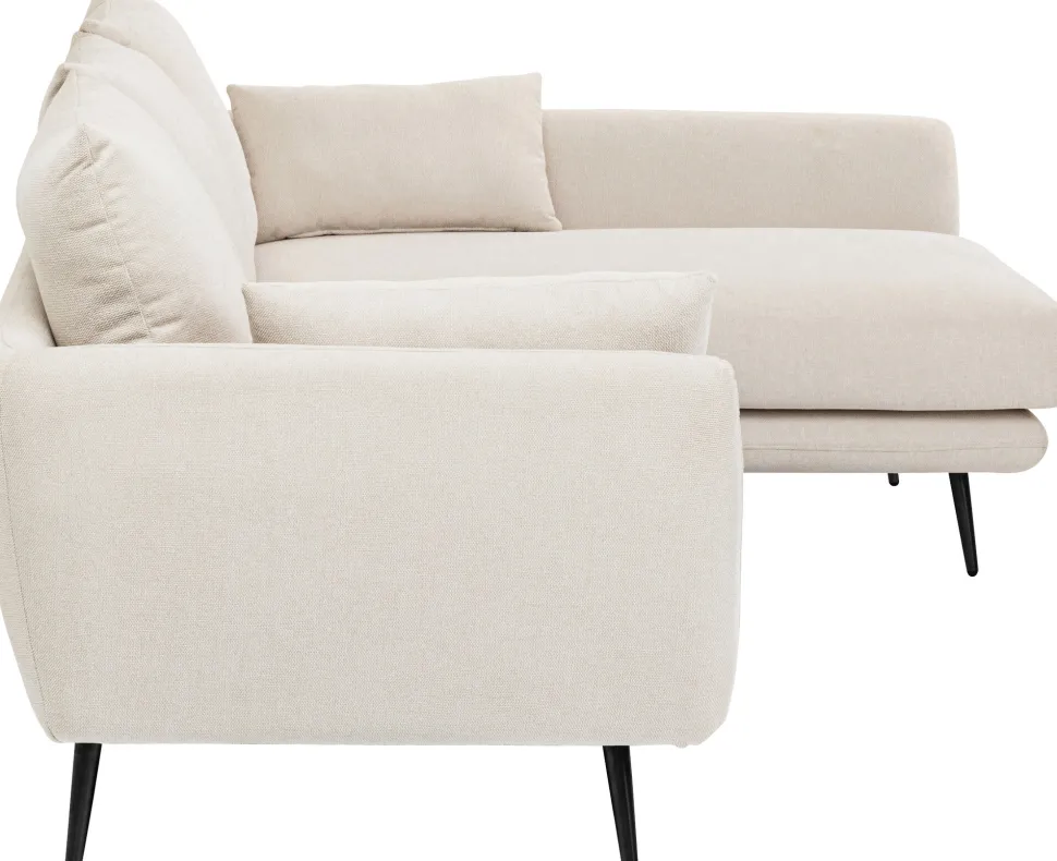 Ecksofa Amalfi Rechts Creme 275cm