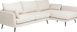 Ecksofa Amalfi Rechts Creme 275cm
